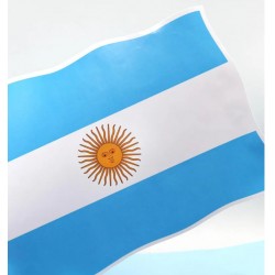 sticker bandera Argentina 24,7x 33,5 cm FB20090